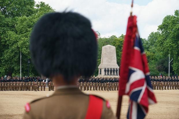 Leigh Journal: Troops of the Household Cavalry during the Brigade Major's Review on Horse Guards Parade on Thursday. Picture: PA