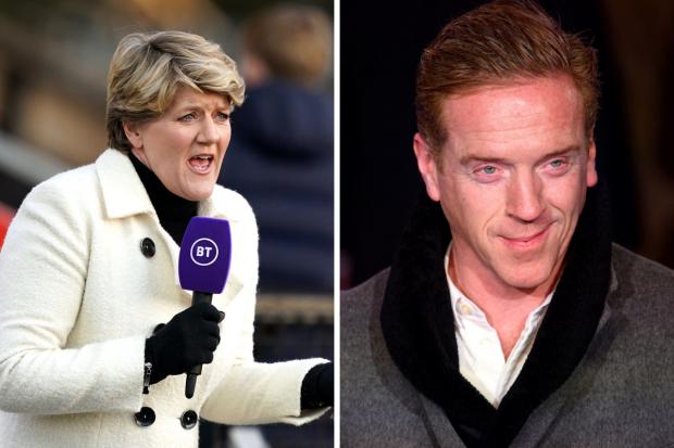 Leigh Journal: Damian Lewis and Clare Balding. Credit: PA