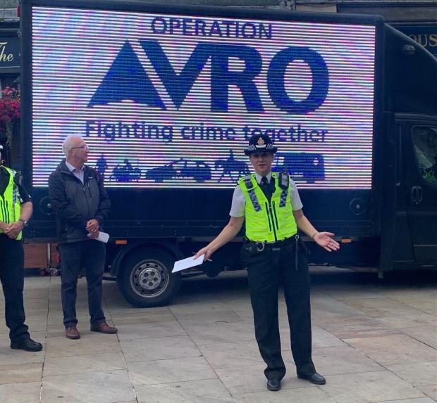 Leigh Journal: Chief Superintendent Emily Higham on Thursday's Operation Avro