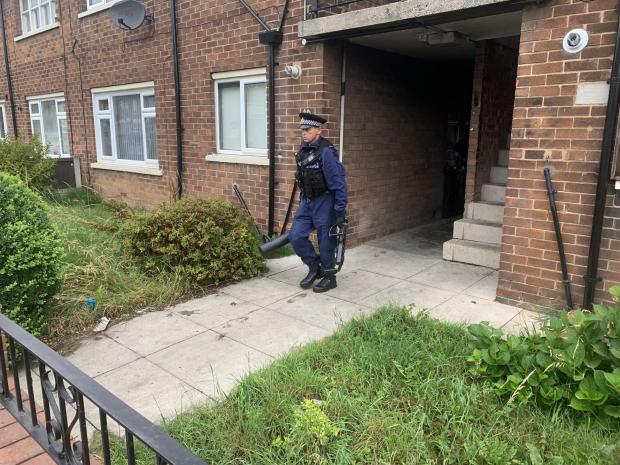Leigh Journal: Police conducted a series of simultaneous raids on Thursday, July 28