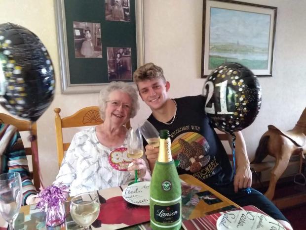 Leigh Journal: Nana Bet and Haydn on their joint 80th and 21st birthday party