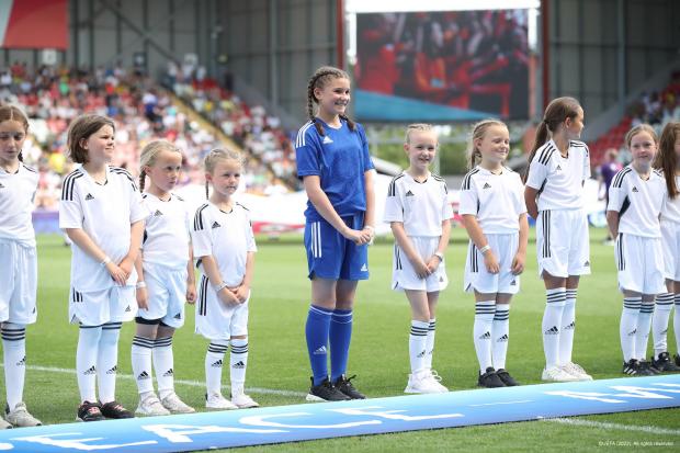 Leigh Journal: Gracie Lea on the pitch at Leigh Sports Village