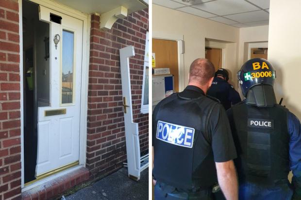 Cheshire Police raided two addresses in Orford and Sankey Bridges