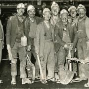 Miners on the last shift at Astley Green Picture: Wigan and Leigh Archives and Local Studies
