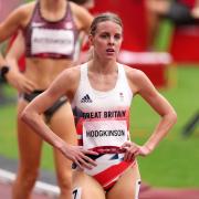 Keely Hodgkinson reaches Olympic 800m semi-final in debut race. Picture: Martin Ricket/PA Wire