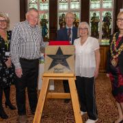 Joe and Margaret Galvin were commemorated with a 'Believe' star at Leigh Town Hall last year