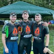 James Pickles (left) and Dale Turton (right) before Europe's Toughest Mudder
