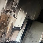 The fire ripped through the family's Etherstone Street home