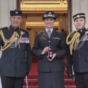 Chief Superintendent Emily Higham with her King’s Policing Medal