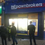 Footage of the robbery and damage circulated on social media
