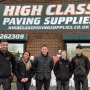 The High Class Paving team with Neill Wood