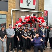 The Leigh KFC team at the newly refurbished venue