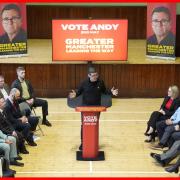 Andy Burnham launched his re-election campaign from Salford Lads Club