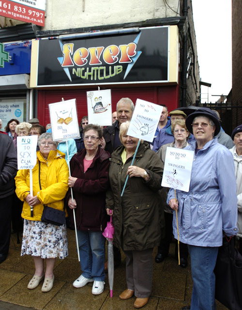 Atherton protest over sex club Leigh Journal